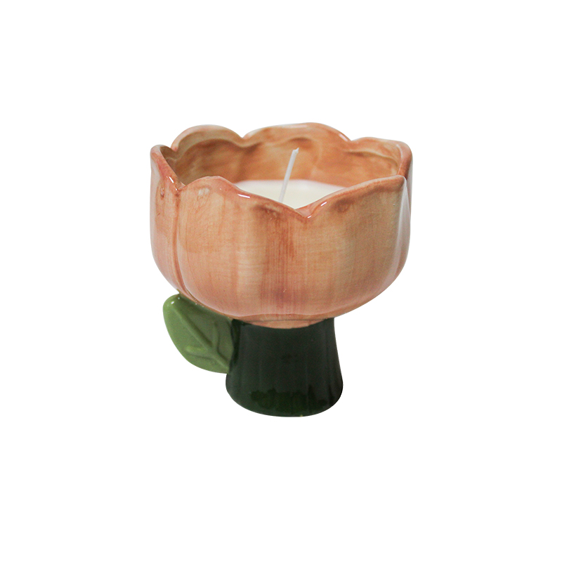 Lilin cawan aromaterapi tulip